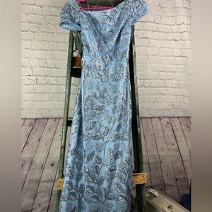 JS Collections blue sequin dress size 8